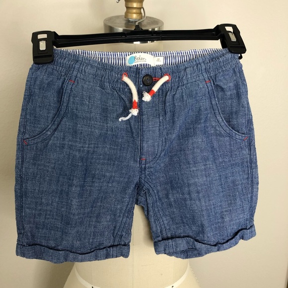 Boden Other - Boden Kids 8Y Denim Drawstring Cuffed Shorts